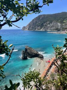 the beach of Monterosso al Mare in Cinque Terre, Italy