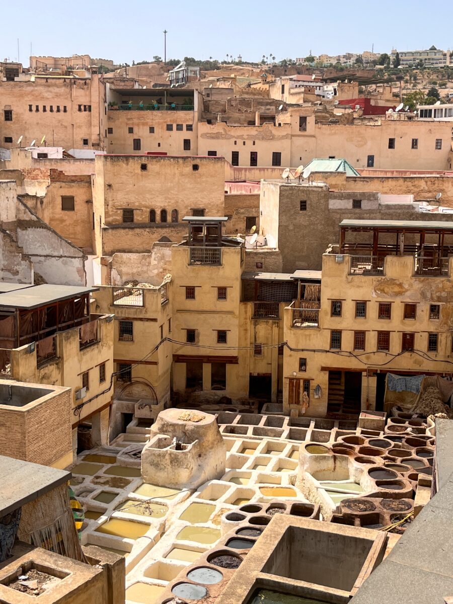 tannery of Fes, Morocco
